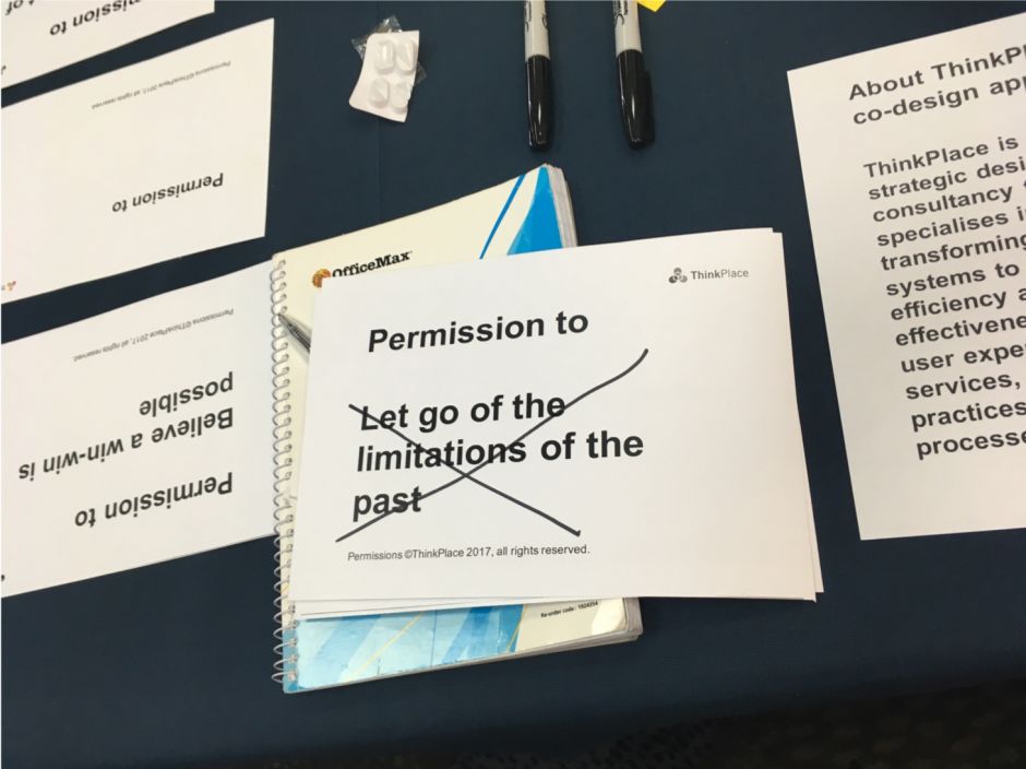 ThinkPlace design session for enabling good lives